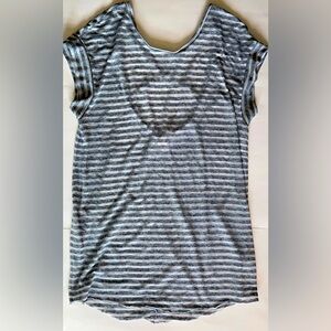 Medium V.S. Cross back tee